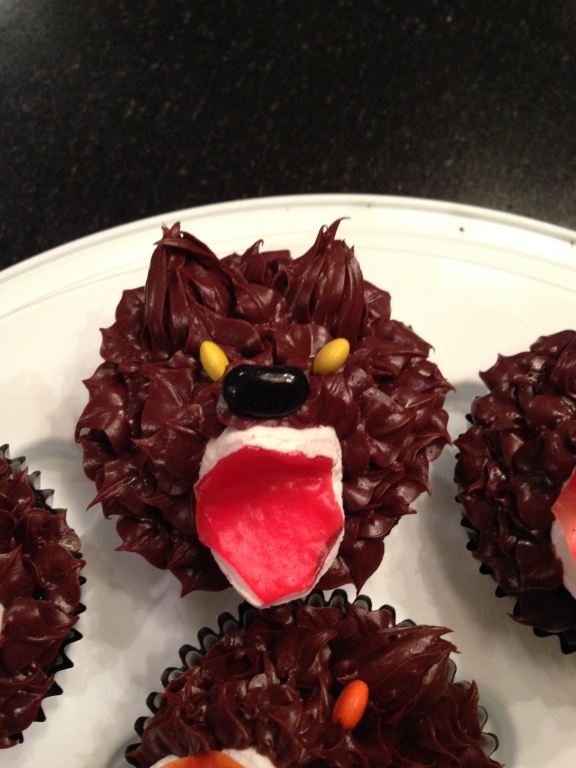 Scary delicious chocolate werewolves!